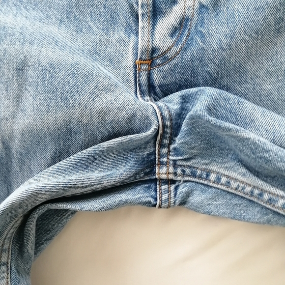 Aritzia Denim Forum The BF Boyfriend High Rise Loose Jeans Distressed 29 - Picture 10 of 16